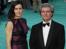 Ángeles González-Sinde y César Antonio Molina a su llegada a la pasada edición de los premios Goya / EFE (Fuente: abc.es)